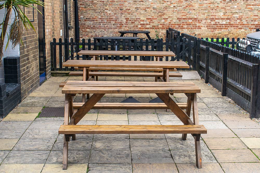 Outdoor seating